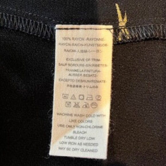 FREE PEOPLE Time On My Side Black Floral Wrap Dress LARGE - Picture 9 of 10